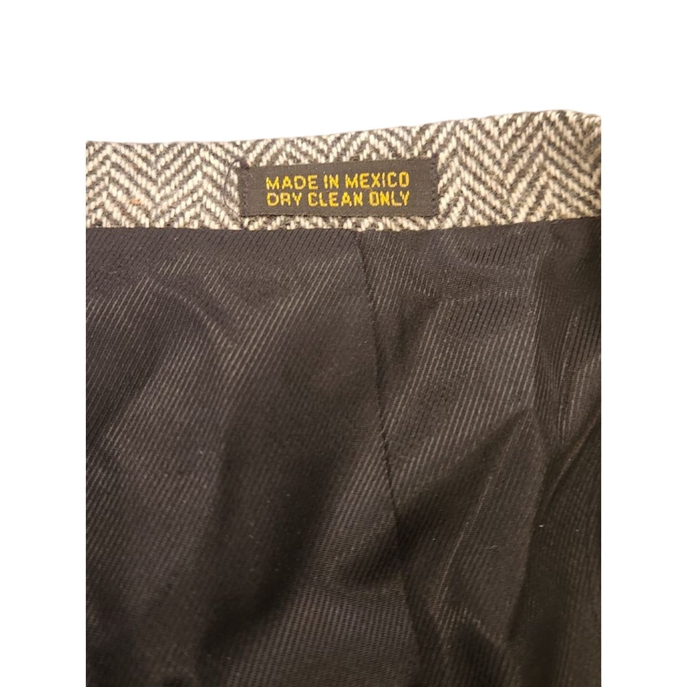 Oscar de la Renta Sport Coat & Blazer Herribgbone Two Button Closure - Picture 8 of 11